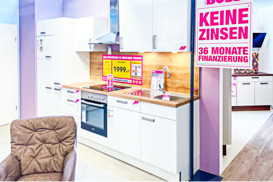 Bei Möbel Boss gibt's Eure Traumküche zum halben Preis!