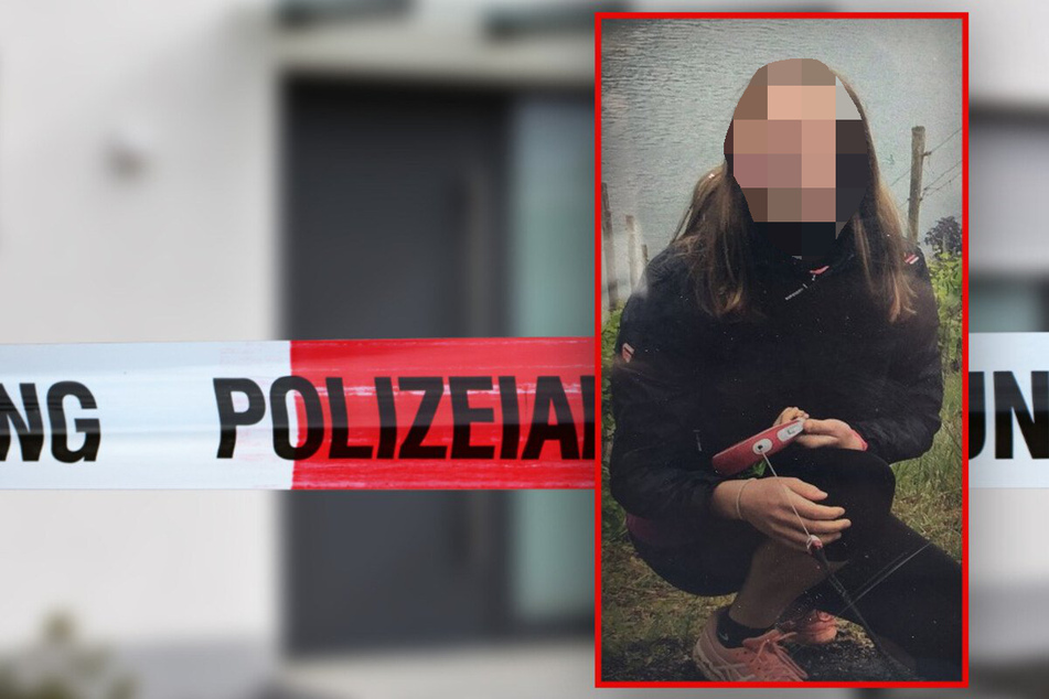 Die Fotomontage zeigt Christiane B. (15).
