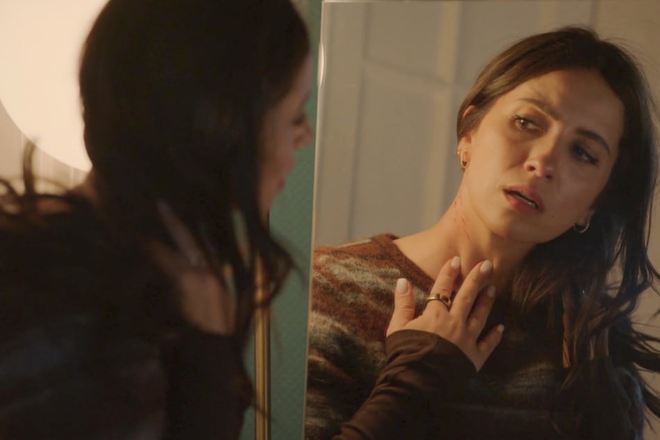 Die Kampfspuren bei Laura lassen sich nicht verstecken.