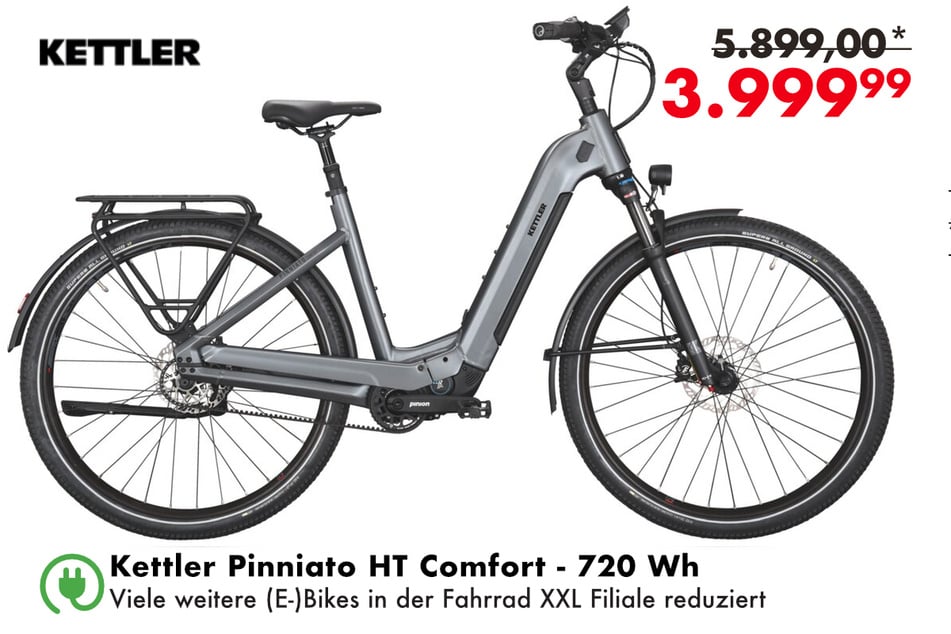 Kettler Pinniato HT Comfort - 720 Wh