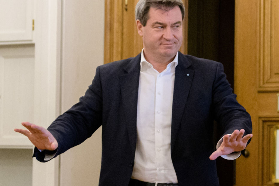 CSU-Ministerpräsident Markus Söder wird nicht mit den Grünen verhandeln. (Archivbild)