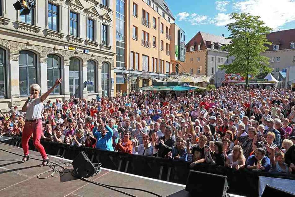 Im vergangenen Jahr kamen 150.000 Besucher: Das Zwickauer Stadtfest soll auch dieses Jahr wieder ein Zuschauer-Magnet werden.