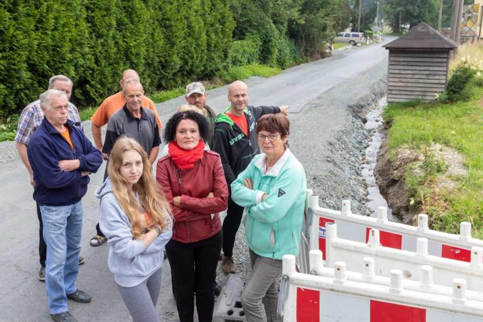 Die Flutopfer von Oberhermsgrün sind sauer auf die Politik, fühlen sich allein gelassen.