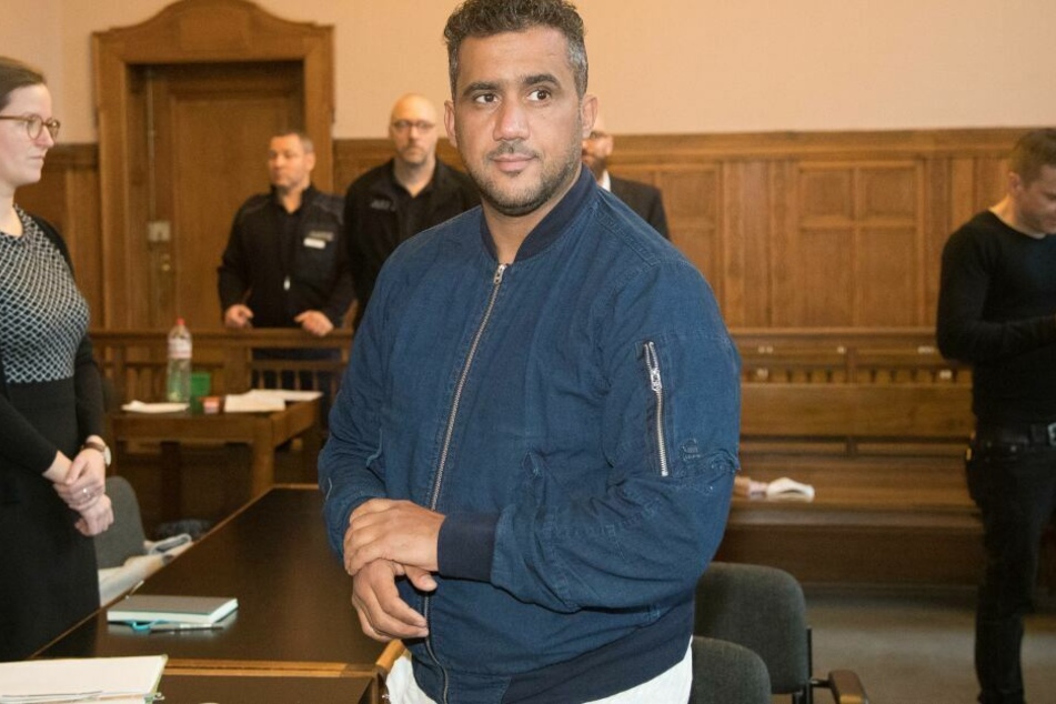Arafat Abou-Chaker im Amtsgericht Berlin-Tiergarten.