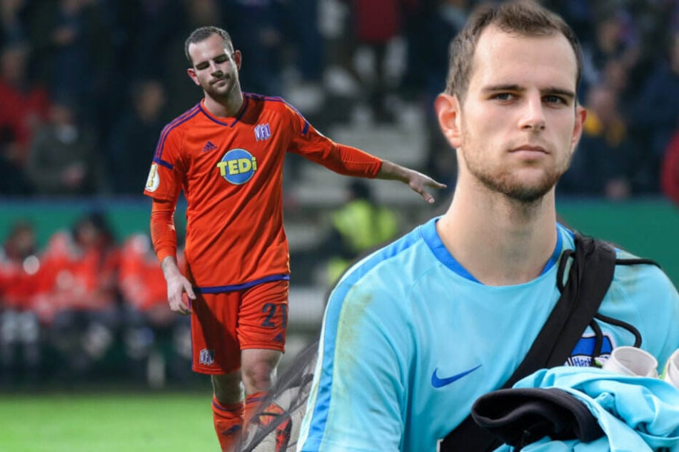 Marius Gersbeck stand erstmals seit seinem Kreuzbandriss wieder zwischen den Pfosten. (Bildmontage)