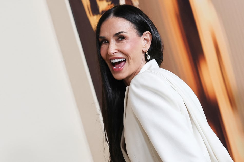 Demi Moore is nominated for Best Actress for her role as Elisabeth in The Substance.