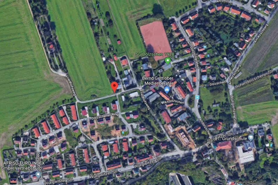 Der sexuelle Übergriff ereignete sich auf der Friedhofsweg in Dresden.