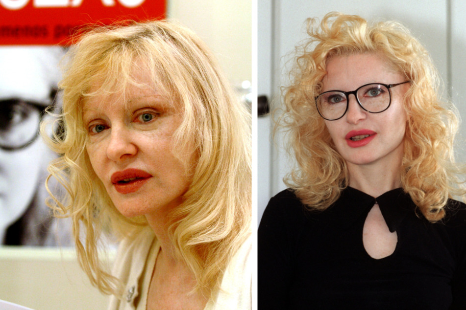 Links: Shere Hite 2006 auf einer Pressekonferenz in Madrid, Spanien. Rechts: Shere Hite 1996 in Frankfurt am Main.