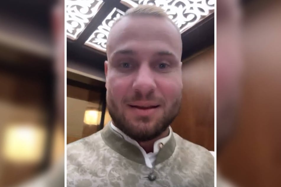 Eric Sindermann (37) hatte jede Menge Spaß auf dem Oktoberfest in Dubai.