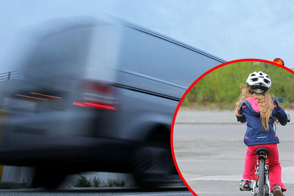 Der Transporter-Fahrer hatte die Kleine einfach übersehen. Sie brach sich bei dem Unfall den Arm. (Symbolbild)