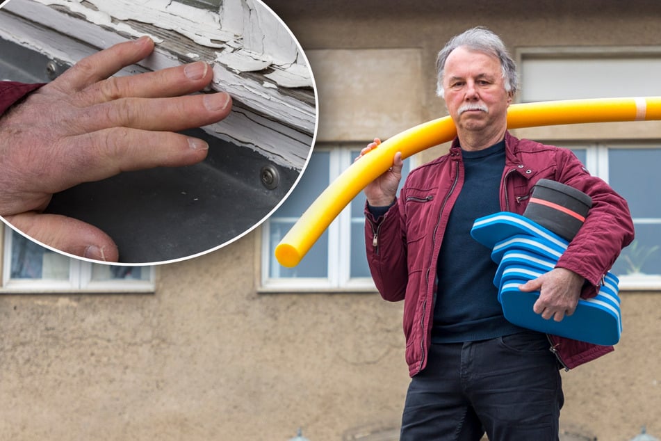 Dresden: Große Sorgen wegen maroder Halle: Sitzen Schwimmer in Klotzsche schon bald auf dem Trockenen?