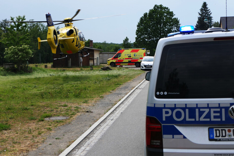 Schwerer Unfall im Landkreis Leipzig: Junge (12) von Auto erfasst