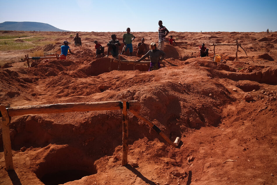 Gold mine in africa.