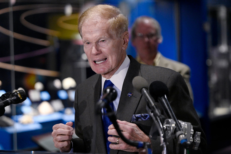 NASA boss Bill Nelson discussed the importance of the asteroid fragment at the Smithsonian.