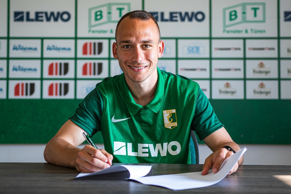 Timo Mauer (24) verstärkt die Offensive der BSG Chemie Leipzig und unterschreibt bis 2023.