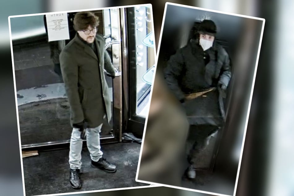 Die Kriminalpolizei sucht mit Hilfe der Sendung "Aktenzeichen XY... Ungelöst" nach diesen beiden Schmuck-Dieben.