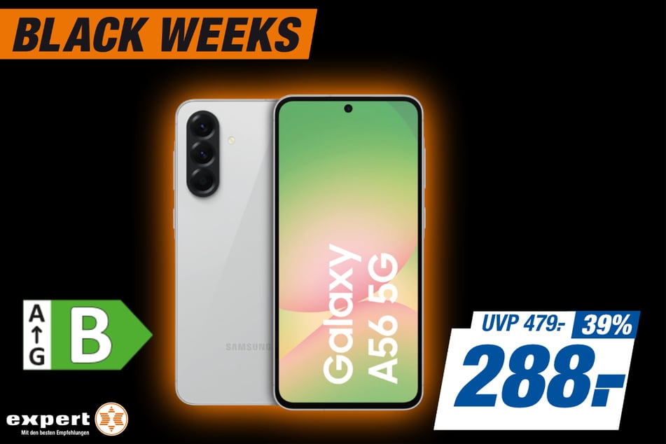 Samsung Galaxy A56 5G (128 GB)
für 288 statt 479 Euro.