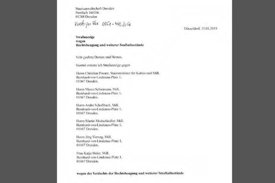 TAG24 liegt die Strafanzeige vor.