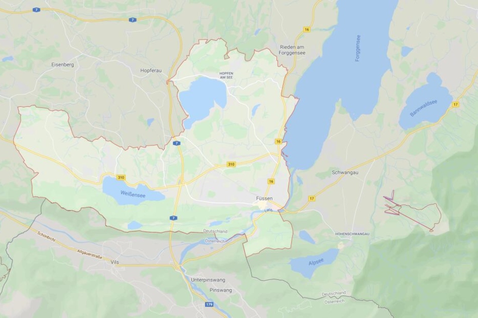 In Füssen ist es zu einem überaus kuriosen Zwischenfall gekommen.