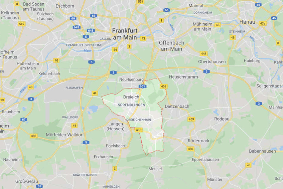 Der Vorfall ereignete sich in Dreieich.