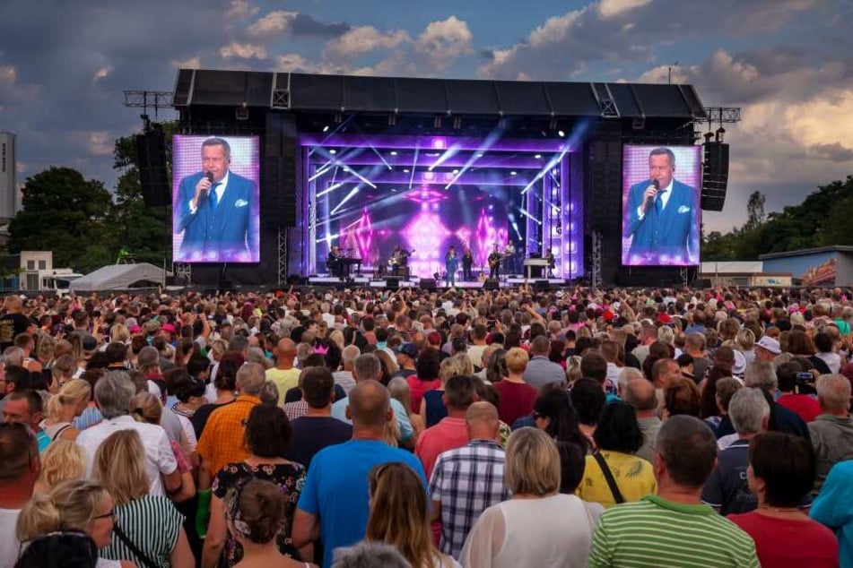 Insgesamt 22.000 Fans waren bei den Konzerten von Roland Kaiser (Foto) am Samstag und Silbermond am Freitag.