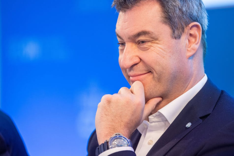 CSU-Chef Markus Söder spricht beim politischen Aschermittwoch in Passau in Bayern.