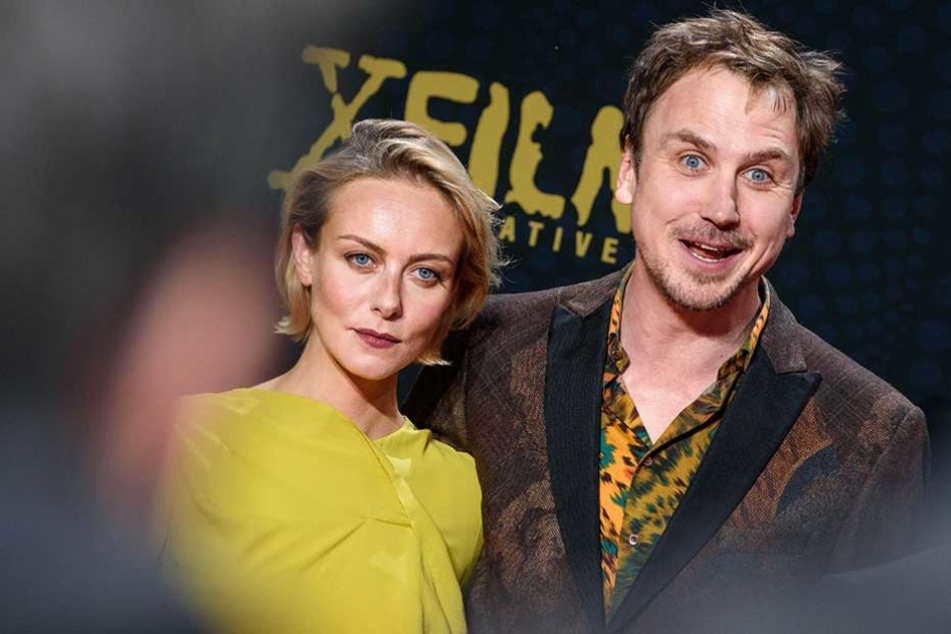 Die Schauspieler Severija Janusauskaite und Lars Eidinger bei der Premiere.