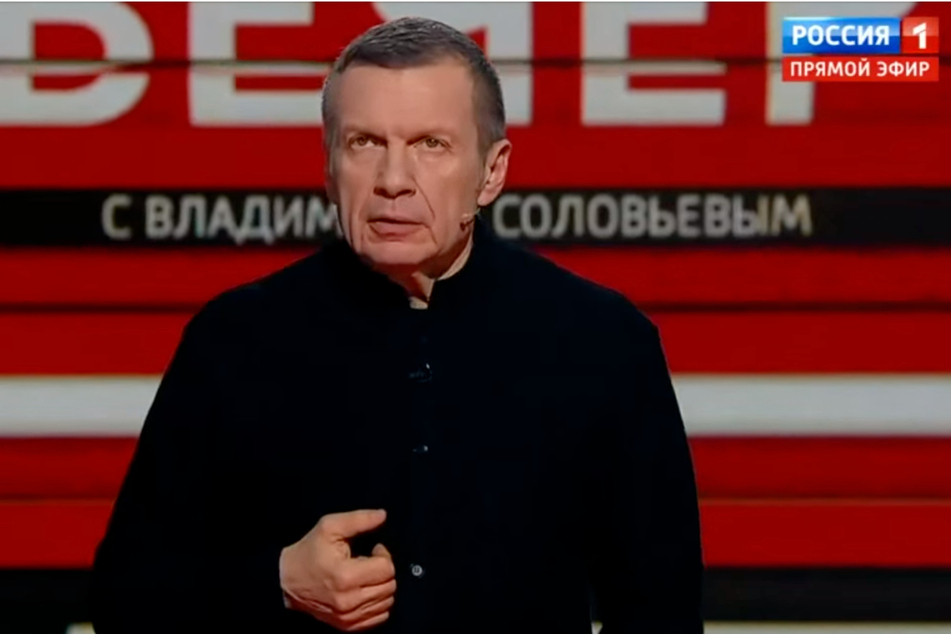 Einer der übelsten Kreml-Propagandisten: Talkshow-Host Wladimir Solowjow (59).
