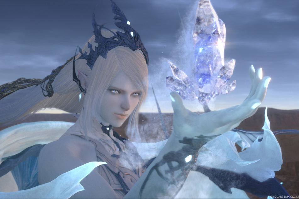 Im neuen "Final Fantasy" werden die Esper in den Vordergrund gerückt. Shiva startet hier eine mächtige Eis-Attacke.
