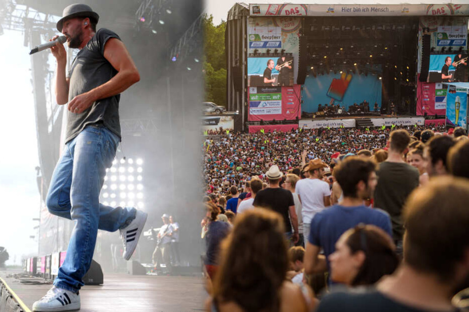 Der deutsche Reggae-Musiker Gentleman (links im Bild) ist am ersten Tag des Open-Air-Festivals "Das Fest" auf der Bühne zu sehen. (Fotomontage)