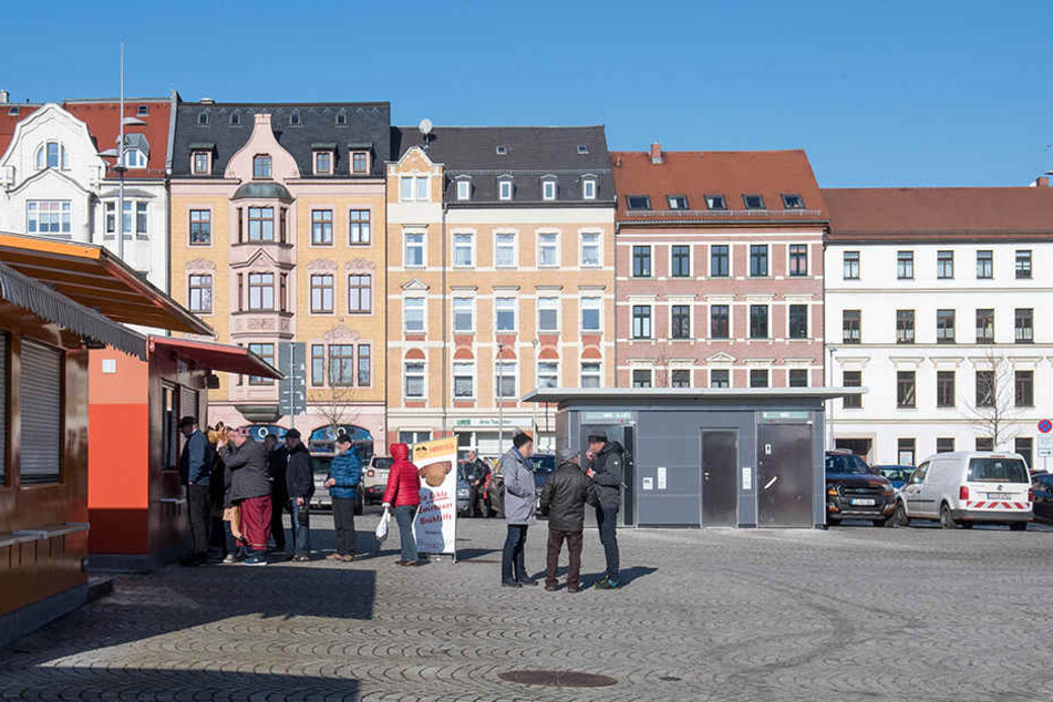 Auf dem Neumarkt in Zwickau hat es wieder eine blutige Auseinandersetzung gegeben. (Archivbild)