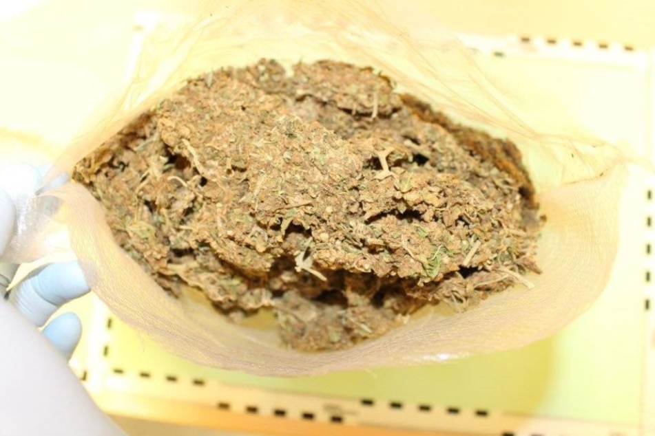 Ein Teil des in Jena gefundenen Marihuana.