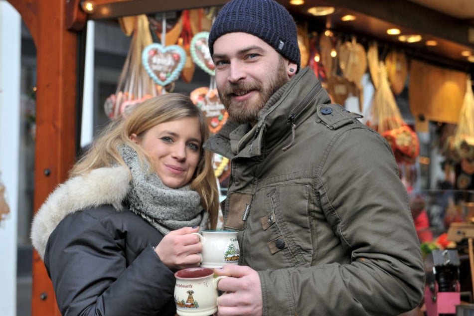 Flirten weihnachtsmarkt