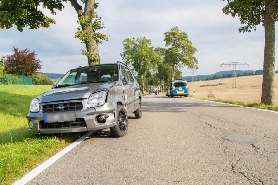 Der Motorradfahrer war beim Überholen mit dem Subaru zusammengeprallt.