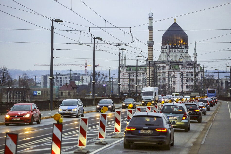 Auch dieses Jahr soll eine Autospur auf der Marienbrücke wieder gesperrt werden.