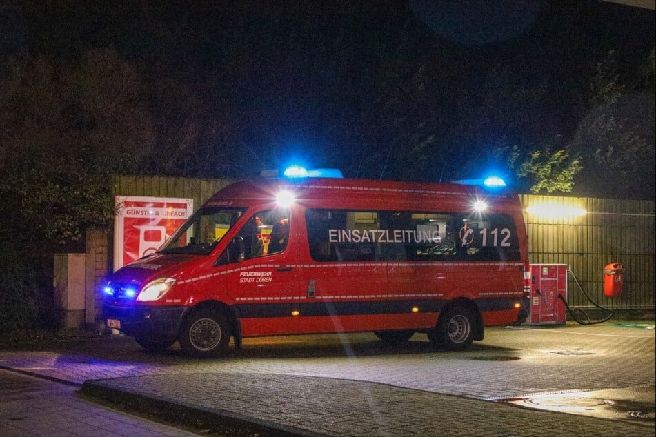 Die vier Verletzten kamen nach dem Unfall in der Dürener Innenstadt in umliegende Kliniken.