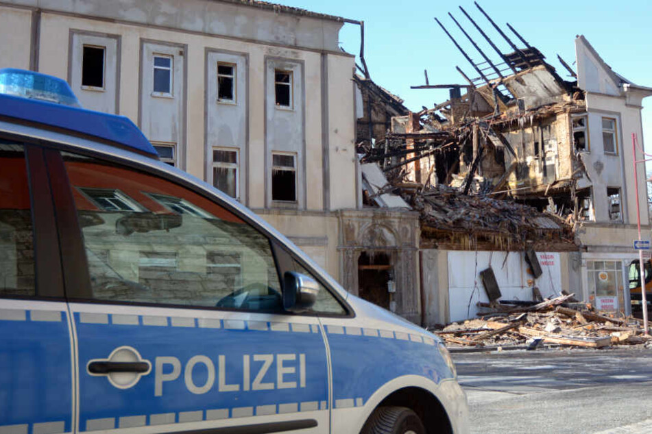 Das Haus wurde bei dem Brand vollständig zerstört.