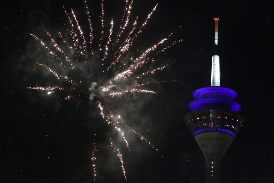 Feuerwerk in Düsseldorf
