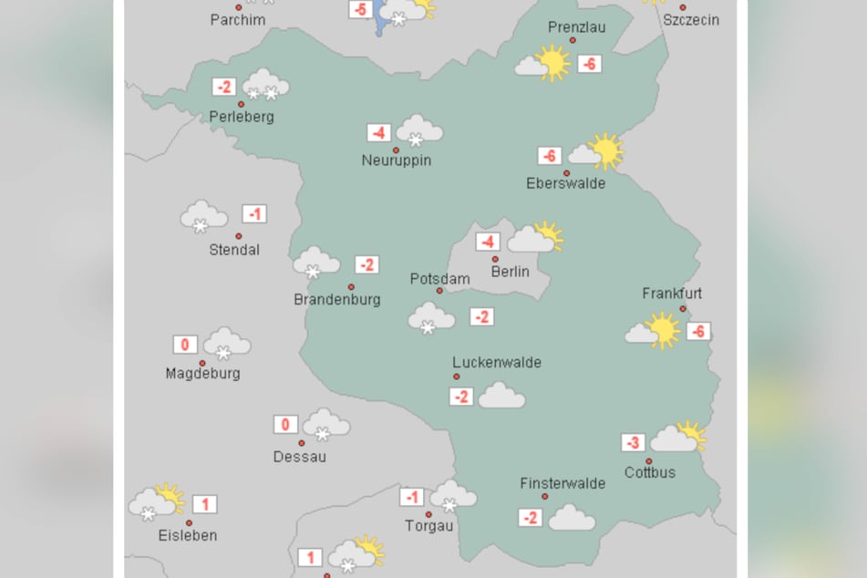 Am Donnerstag kommen auf die Hauptstadtregion erneut Minusgrade zu.