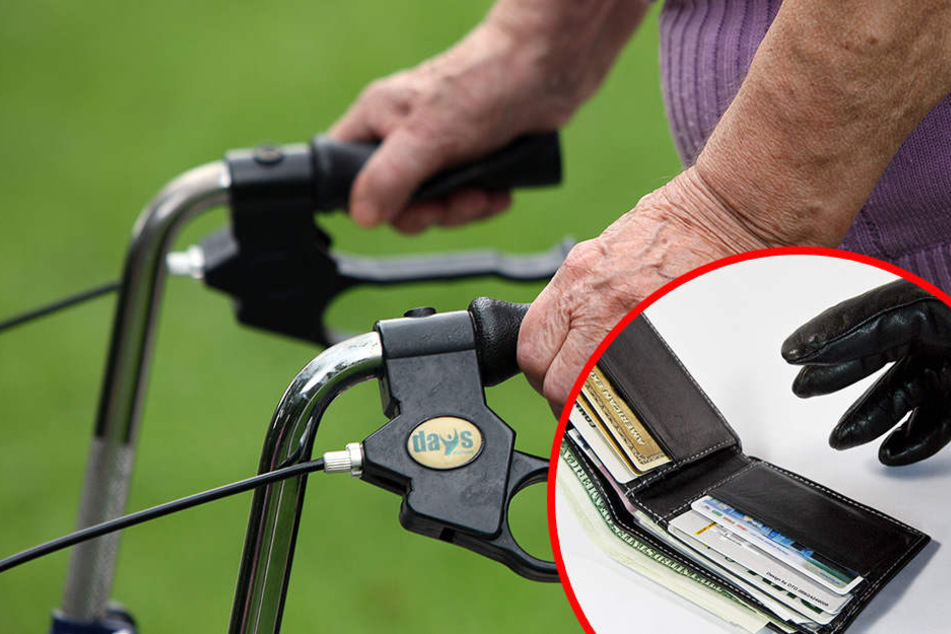 Der Mann gab sich noch freundlich, doch nachdem er der Seniorin ihren Rollator vor die Wohnung getragen hatte, war die Geldbörse weg!