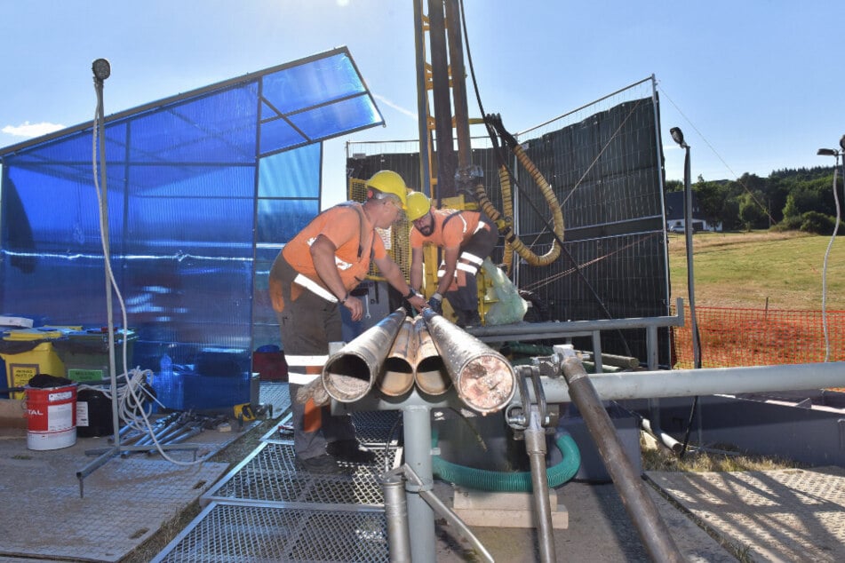 Probebohrungen - damit fing 2023 in Zinnwald alles an.