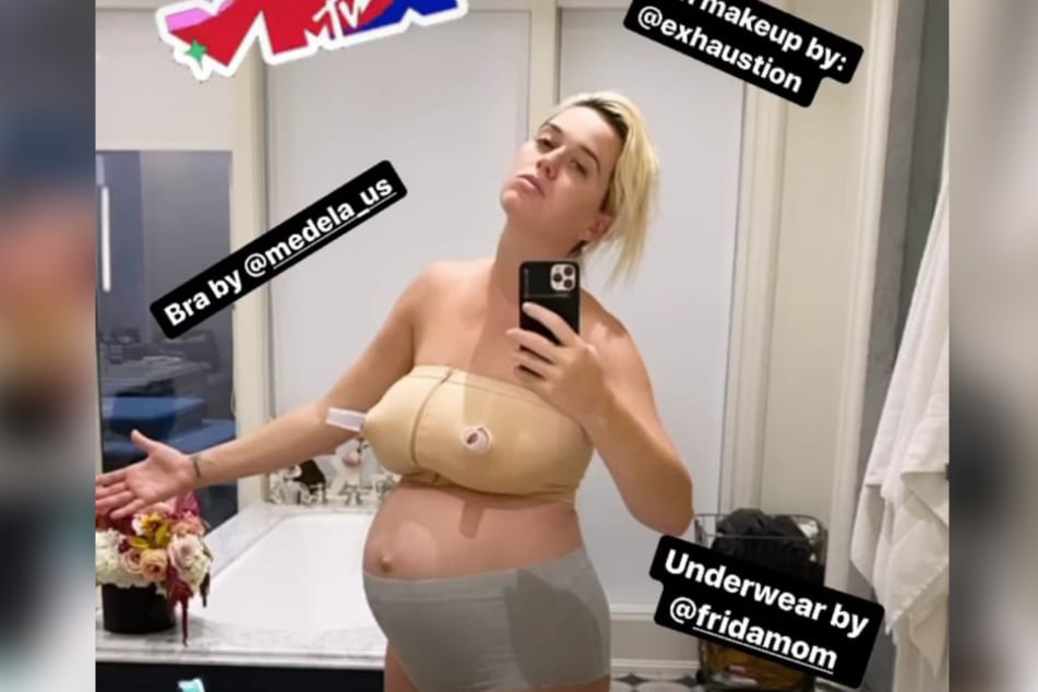 Katy Perry (35) zeigt ihren Followern auf Instagram, wie sie nach der Geburt ihrer Tochter aussieht.