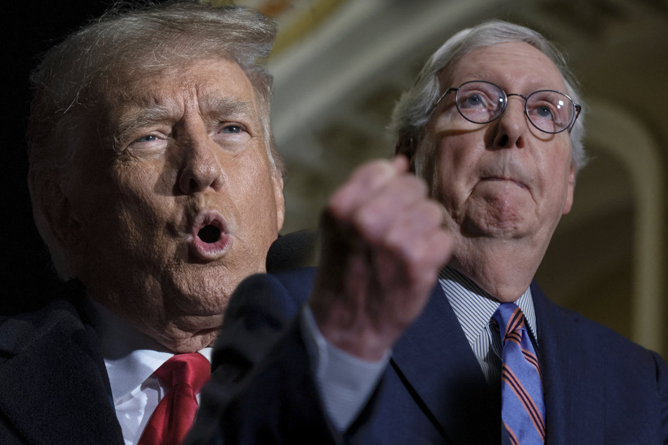 Senate Minority Leader Mitch McConnell (r.) said former President Donald Trump was "diminished" by his legal and political setbacks.