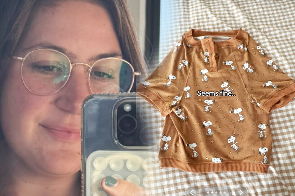 Žena si koupí podzimní svetr: když si ho později vyzkouší, je to trapné.