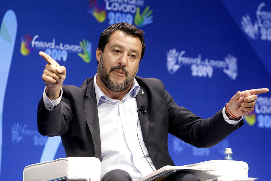 Der Vize-Regierungschef und italienische Innenminister Matteo Salvini (46).