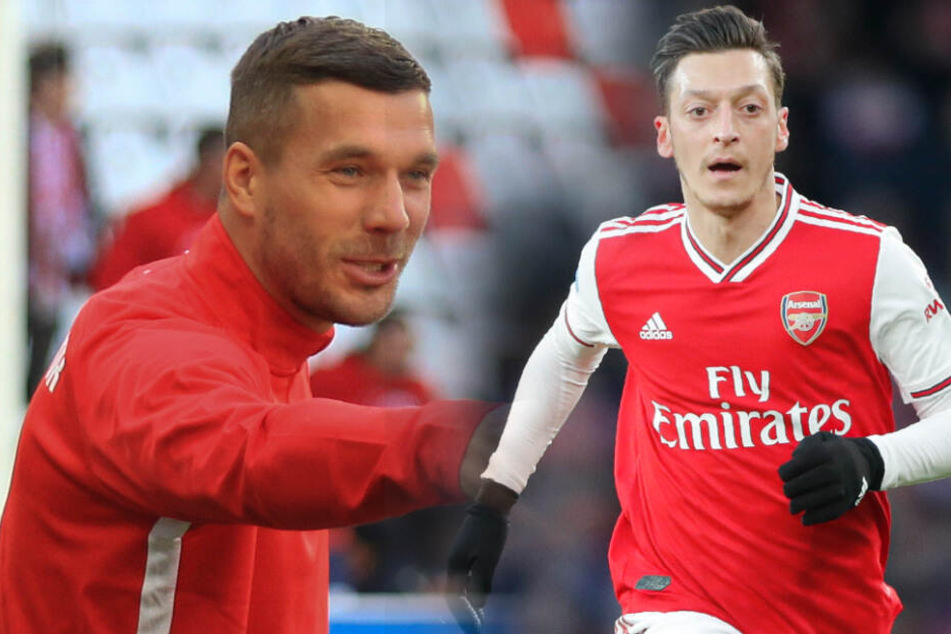 Jürgen Klinsmann hatte offenbar Interesse an Lukas Podolski und Mesut Özil. (Bildmontage)