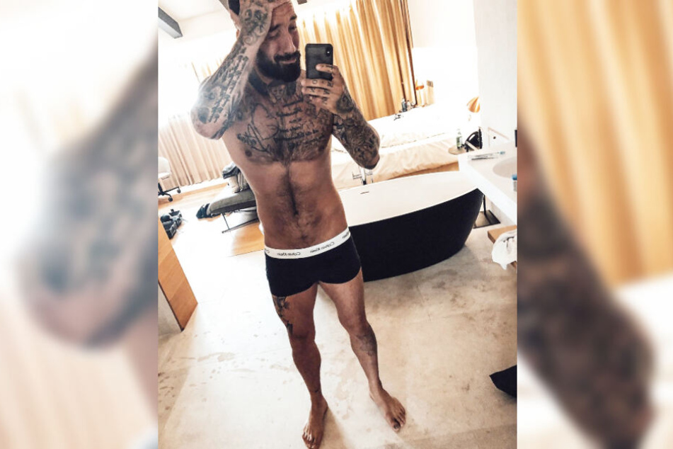 Auf seinen Instagram-Fotos zeigt sich Jan Leyk gerne körperbetont.