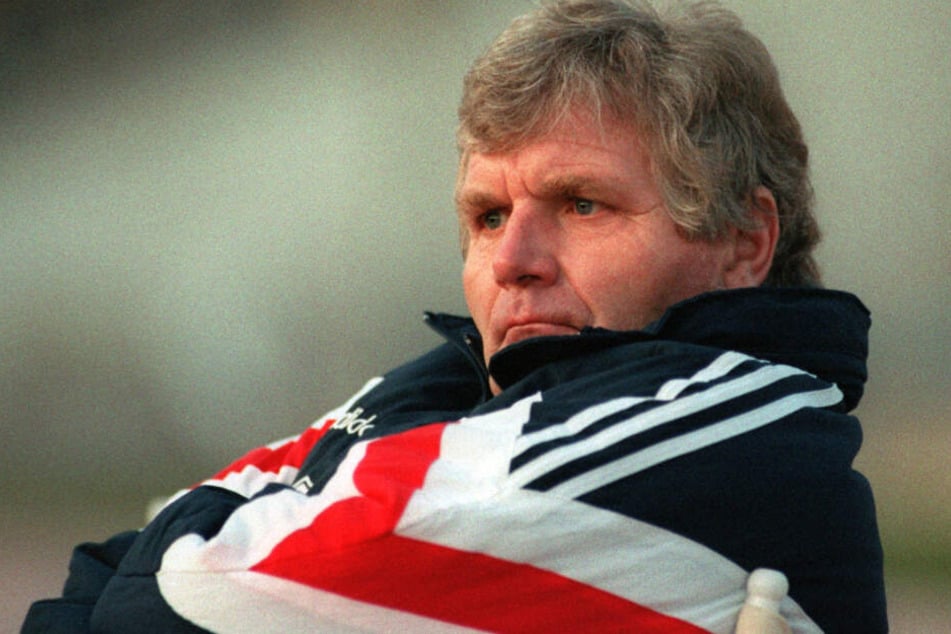 Leipzig im Oktober 1992: Sundermann war damals Trainer des VfB Leipzig.