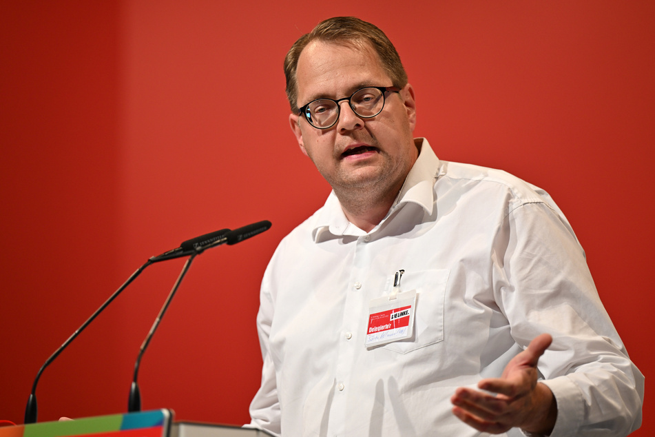 Linken-Politiker Sören Pellmann (47) hat Strafanzeige gegen Gesundheitsminister Kalr Lauterbach (61, SPD) gestellt. (Archivbild)