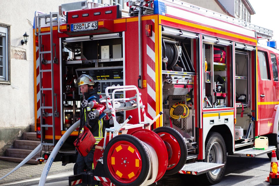 Insgesamt 65 Feuerwehrleute aus dem Odenwald waren im Einsatz.